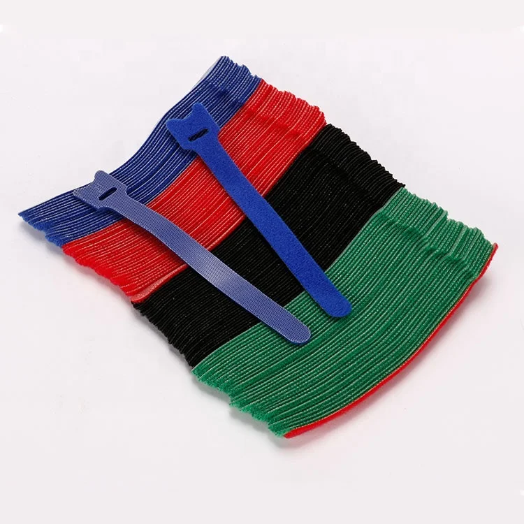 15cm Hook and Loop Card Holder Reusable and Flexible Cord Tie Fastener Tape Tspe 70% polyesterCustom Sckerchers Shoes Men