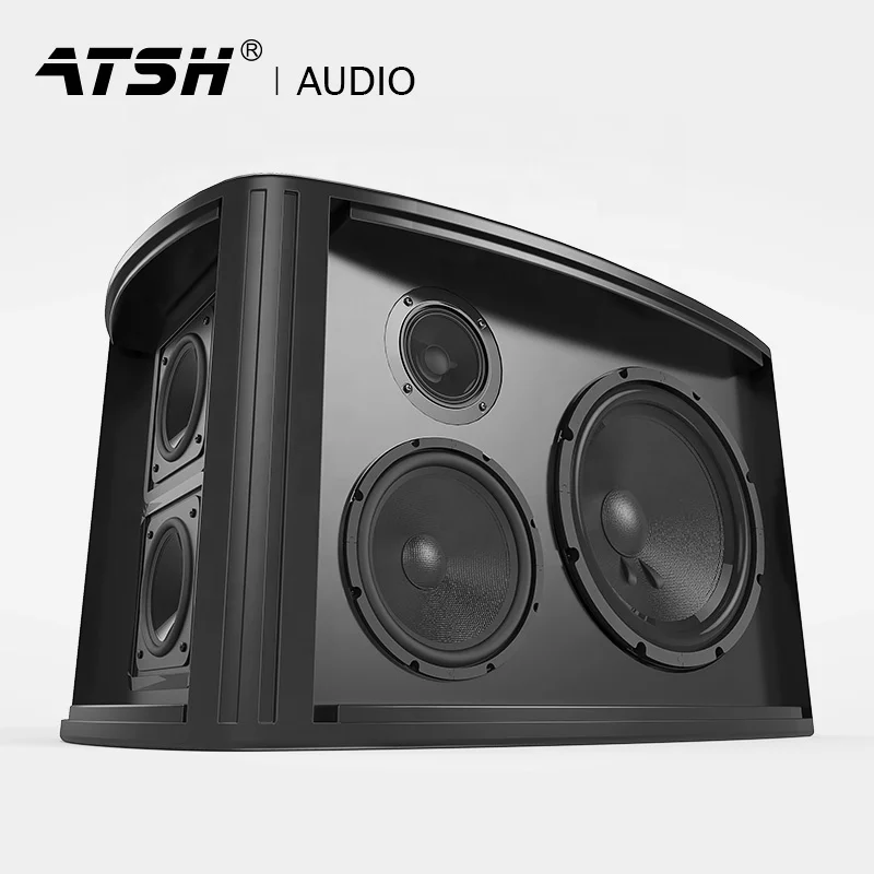 ATSH K-208 Card Package Audio China Factory Price Professional Outdoor Speaker Stereo Boombox Bass Amplifier Powered Speaker