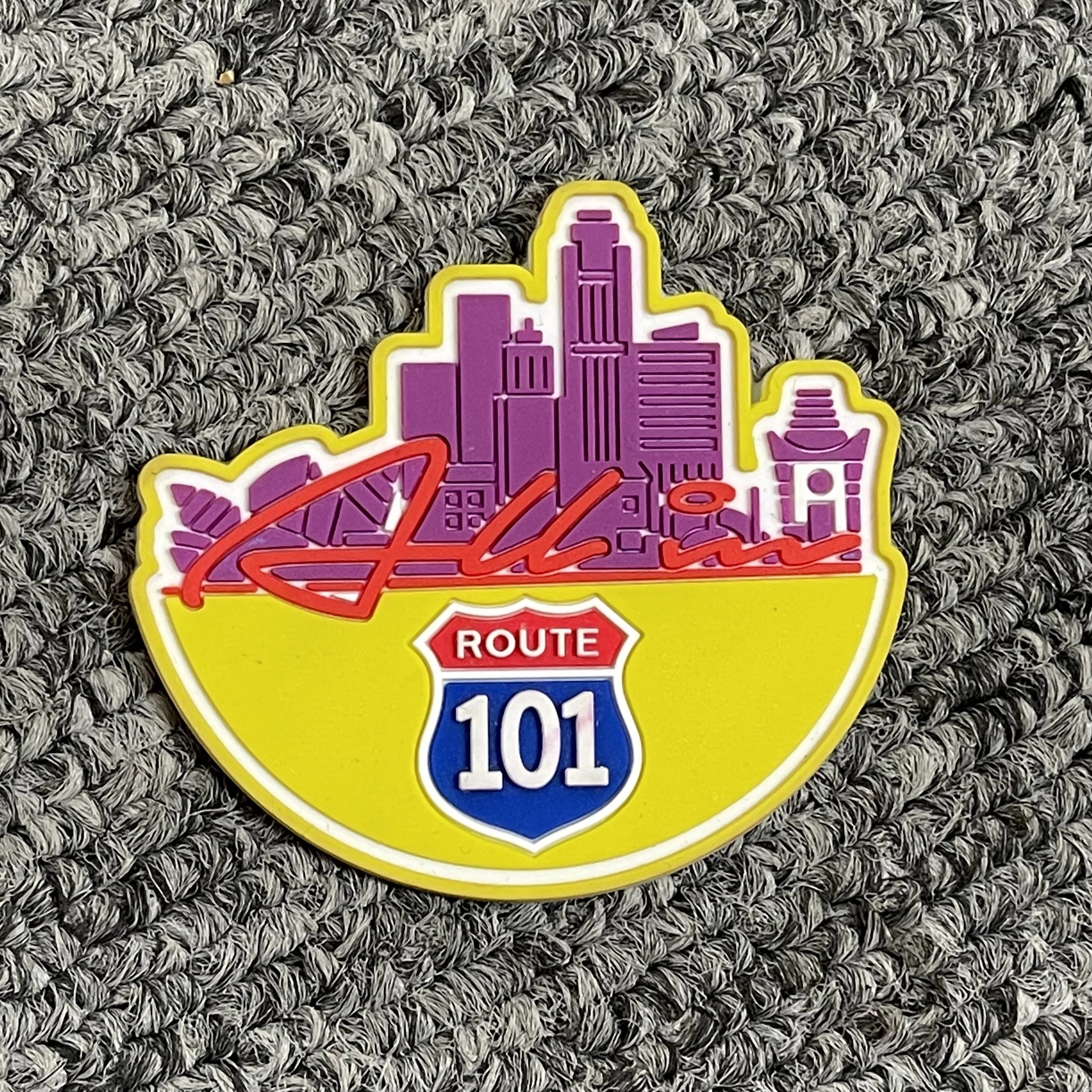 Этикетка на заказ резиновая рельефная 3D мягкая шляпа ПВХ