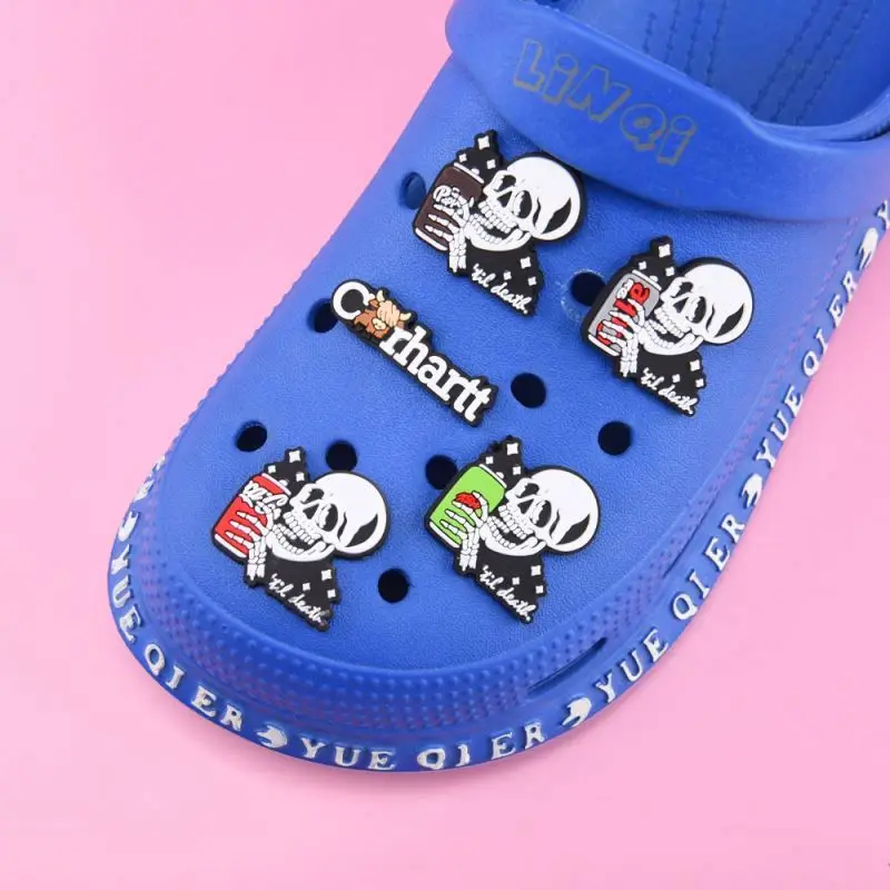 Clog charms coffee, 2023 cartoon sport team logo NFL cow cowboy clog pvc karol g christmas custom bad bunny shoe Clog charms