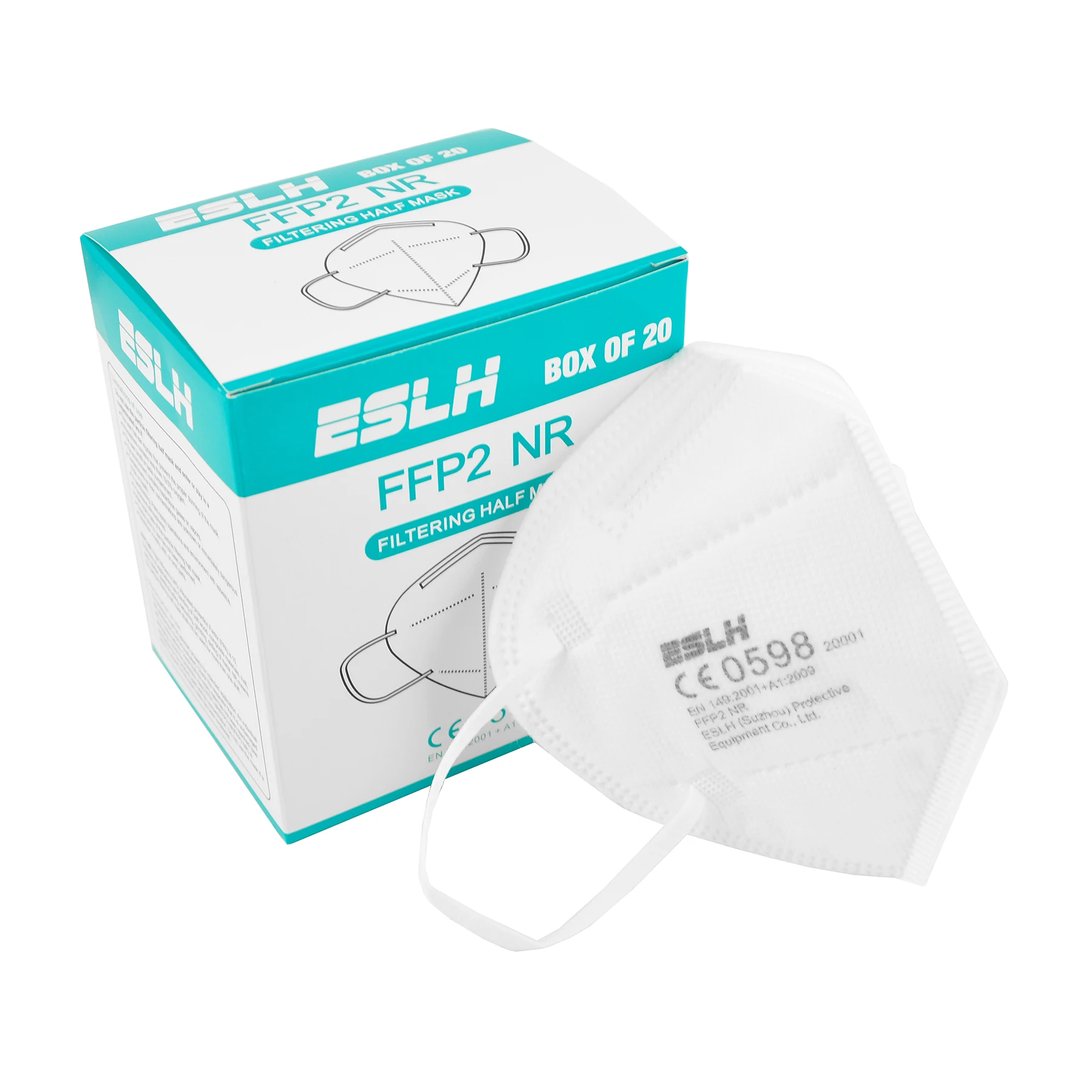 Factory directly provide protective 5ply folding FFP2 face mask