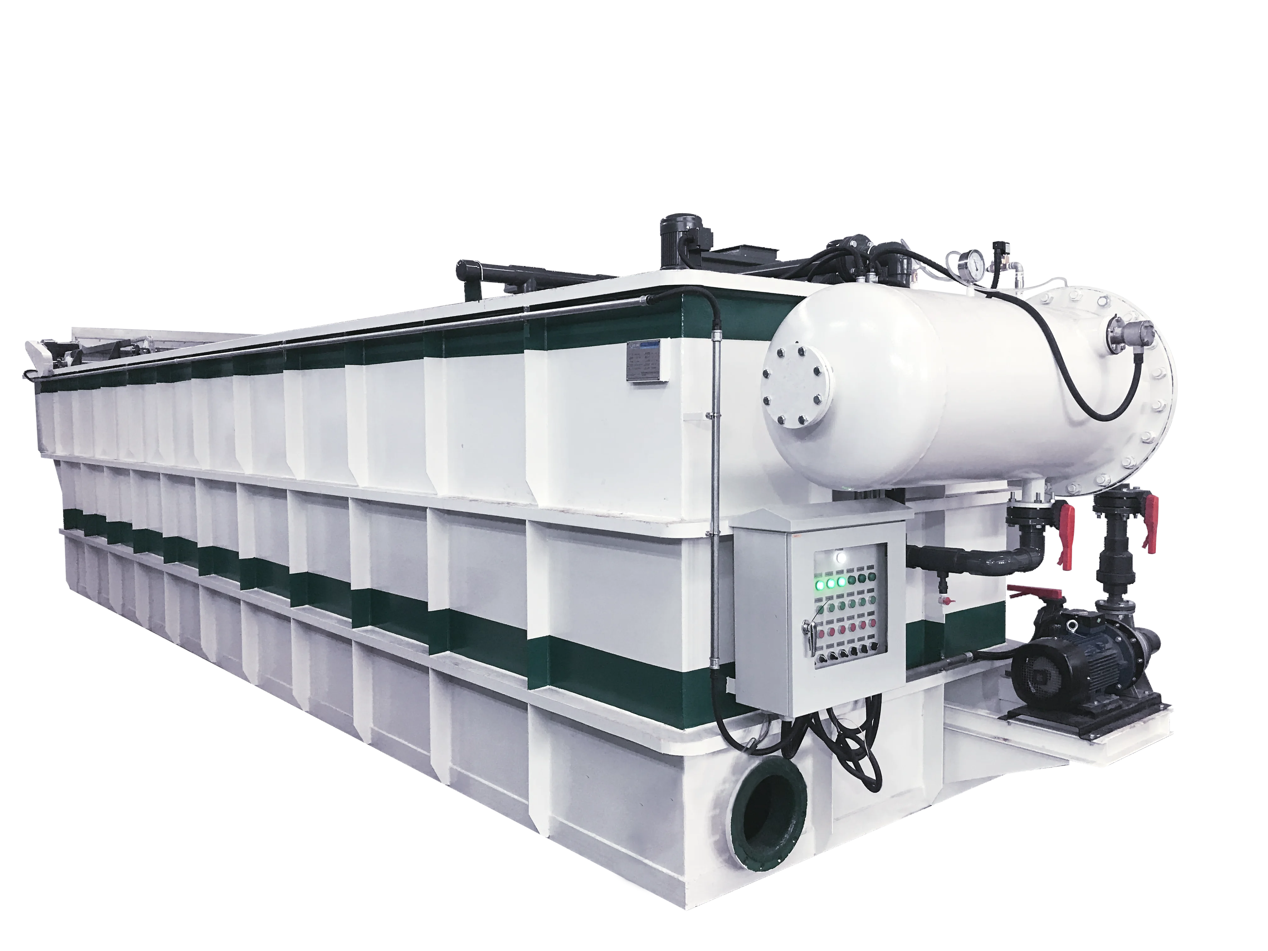 Dissolved air flotation machine for oil water separator