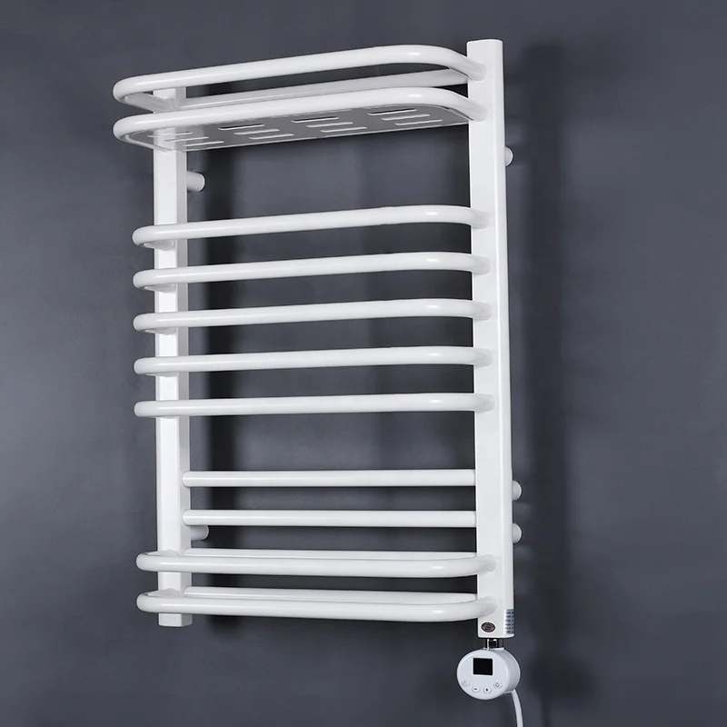 Hot Sale White Electric Towel Dryer Heated Towel Rack Towel Warmer For Bathroom