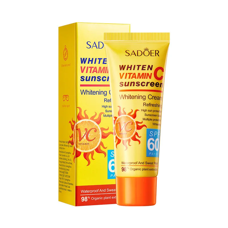 New Moisturizer vitamin C Sunscreen Multi-effect Cream Instant Whitening Cream Good Quality Body Skin Whitening Cream