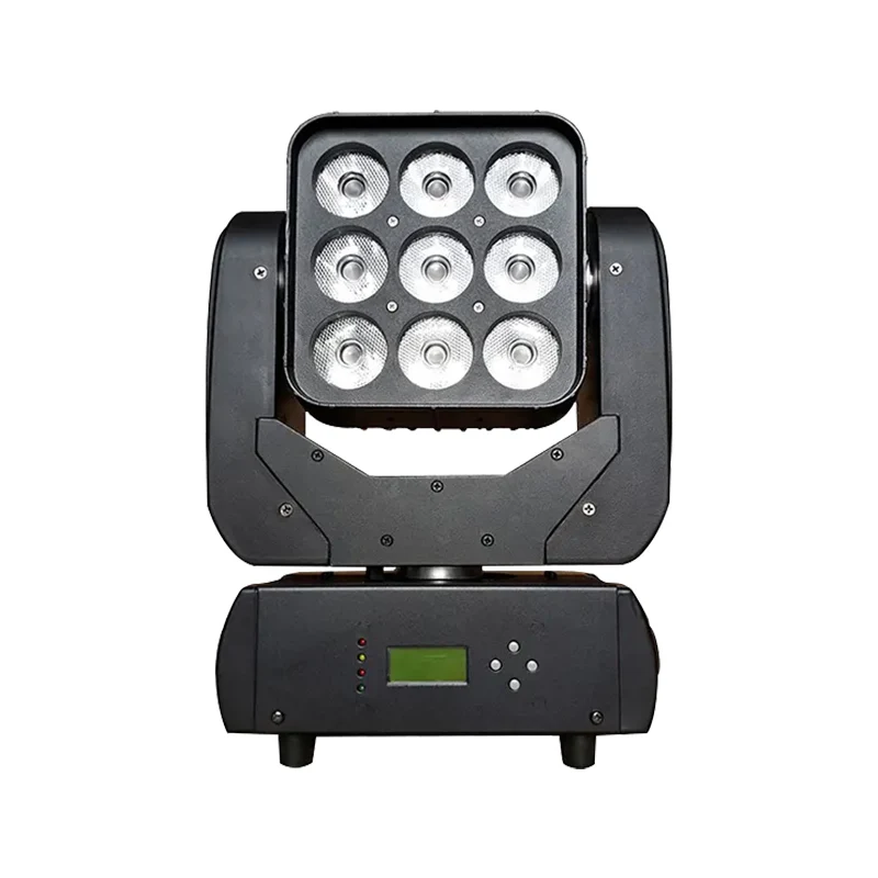 GEVV 3x3 matrix led moving head light 9x12w dmx moving head matrix beam
