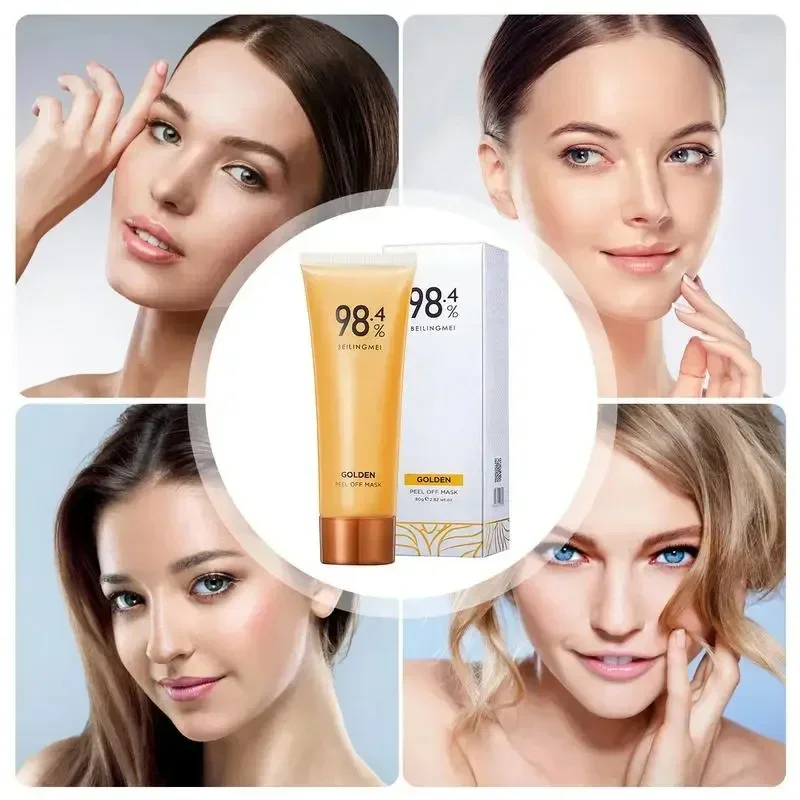 Private Label Anti Wrinkle and Moisturizing collagen peel off face mask 24k peel off gold facial mask