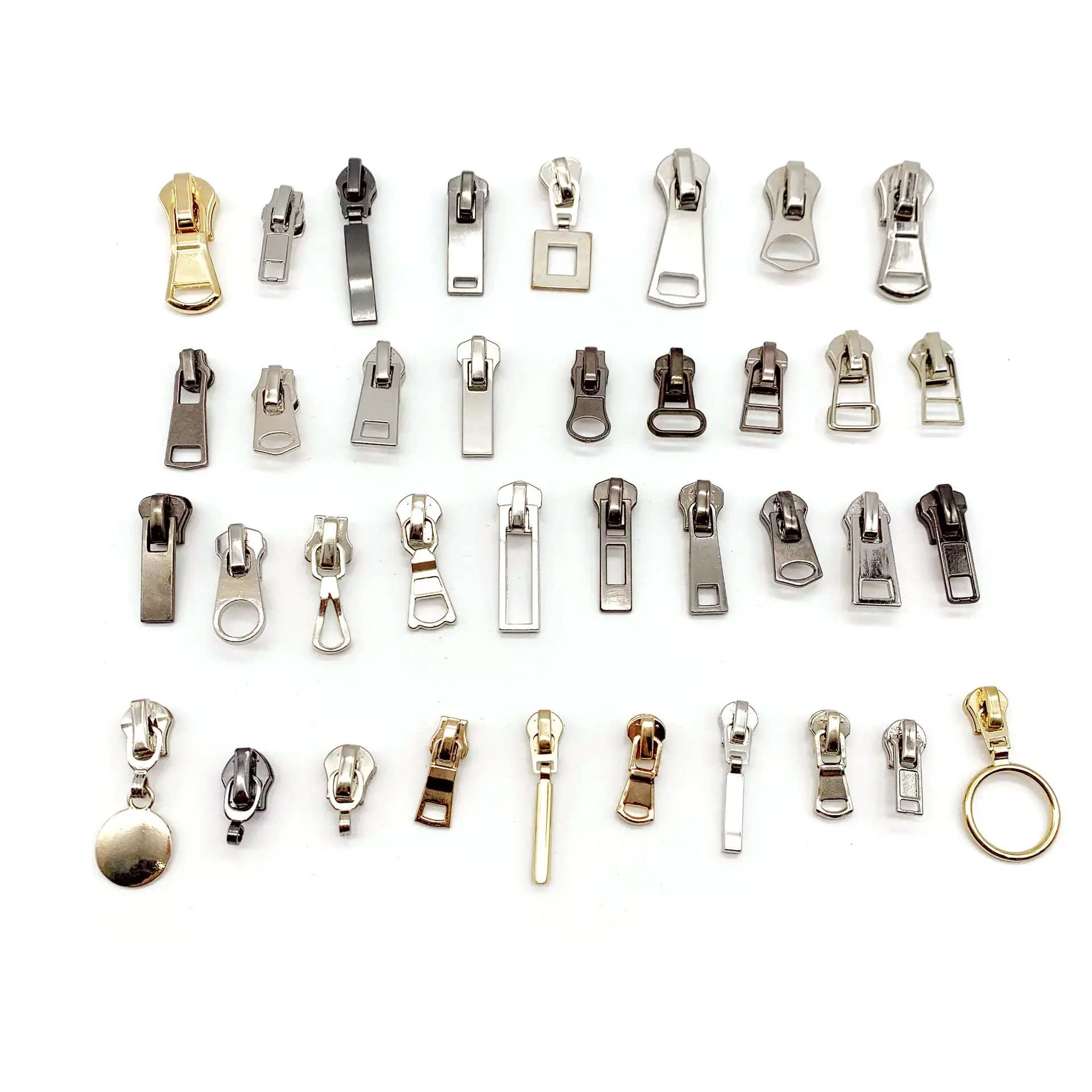 Younus Wholesale Price Customized Metal Zipper Puller Slider Zip Pull Zipper Slider For Handbags
