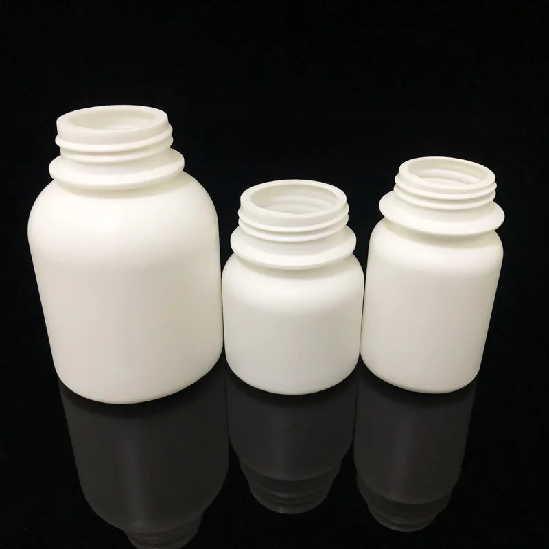 Plastic Pill Bottles 300ml HDPE/PET Pharmaceutical Capsule Pill Bottle Medicine Vitamin Supplement Bottle Container