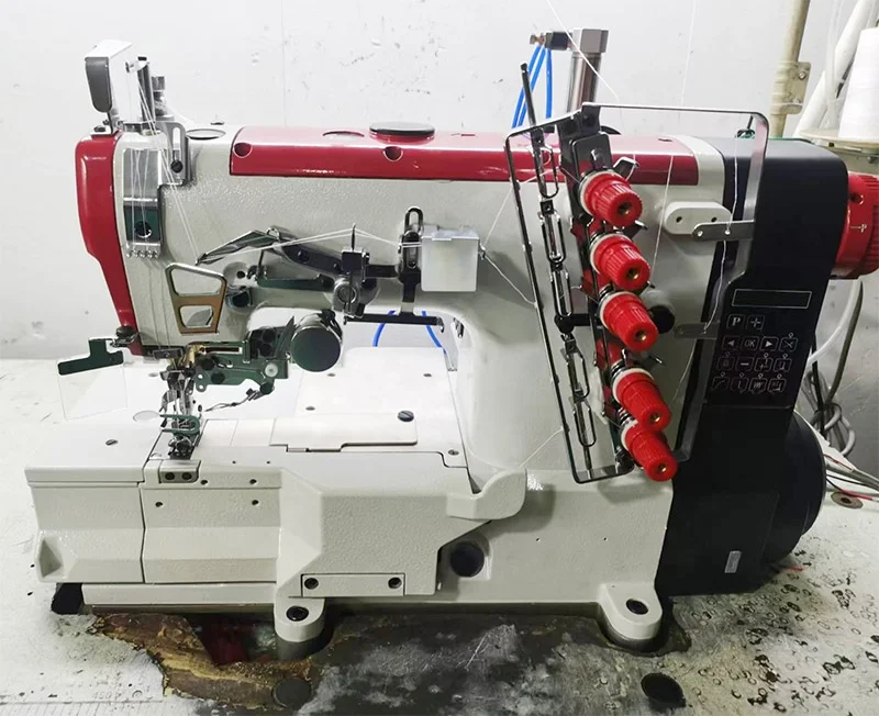 QK500D-01CB Factory wholesale computer direct drive integrated motor industrial interlock sewing machine