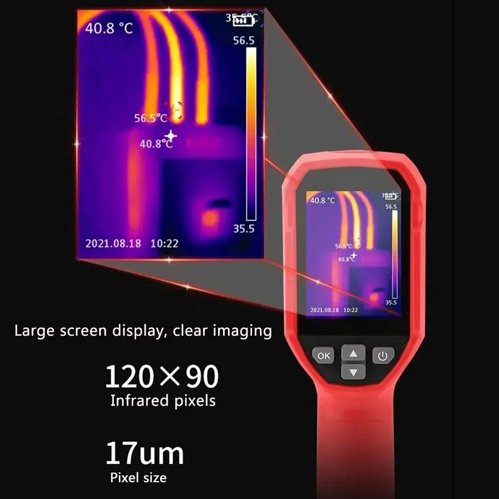 UTi120s Infrared thermal imager high precision handheld floor heating infrared thermal sensor temperature sensor PC software