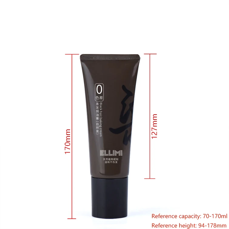 40mm Hair Mask Conditioner Tube with PP Oil Cap for 70-160ml Soft Plastic Cosmetic Packaging Custom Eco-Friendly Squeeze Tube