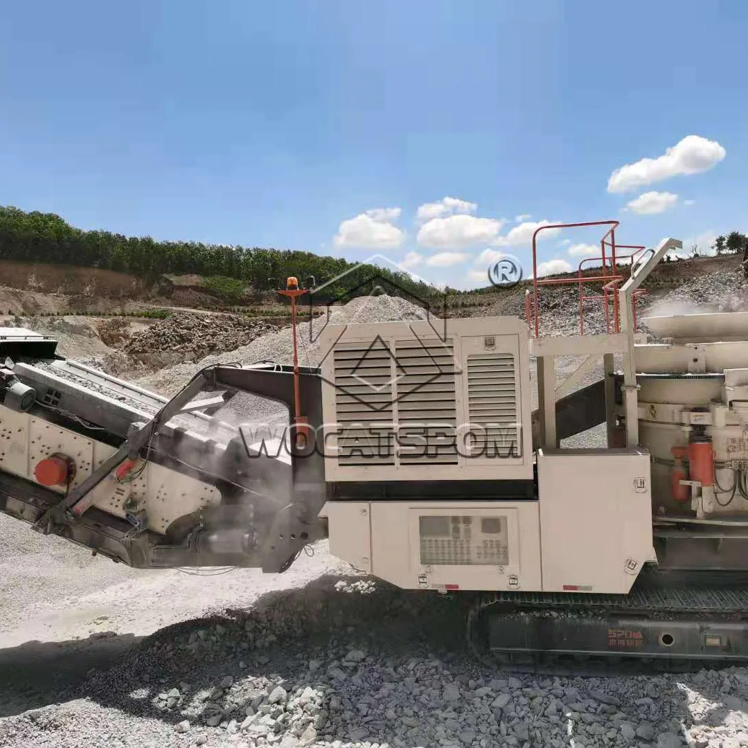 100tph track-mounted mobile cone crusher mobile crushing equipment for limestone river stone high quality machine