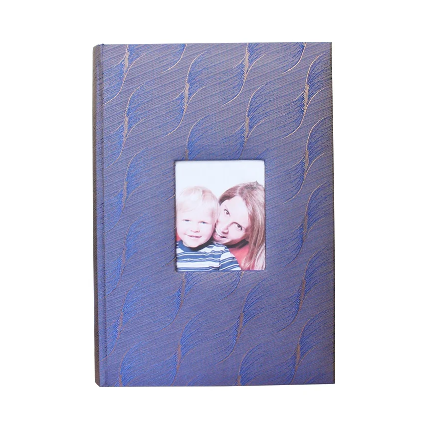Fabric Frame Cover Photo Album 300 Pockets Hold 4x6 Photos Wholesale book bound slip in family album