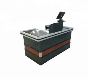 Made china Supermarket cashier table superstore counter shelf metal checkout counter