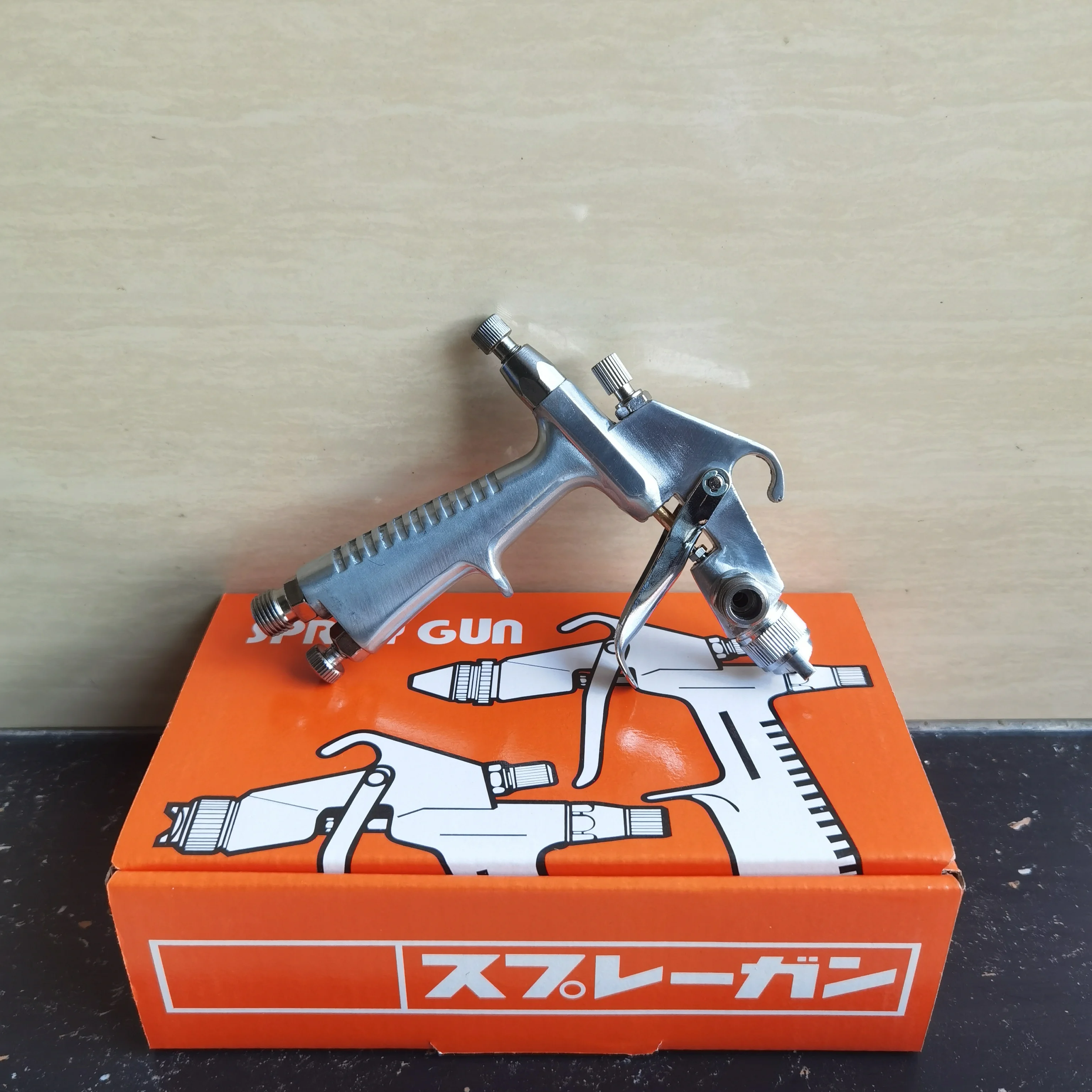 F-2 Mini Gravity Spray Paint Gun High Pressure Pneumatic Industrial Coating With 1.3mm Nozzle for DIY Projects