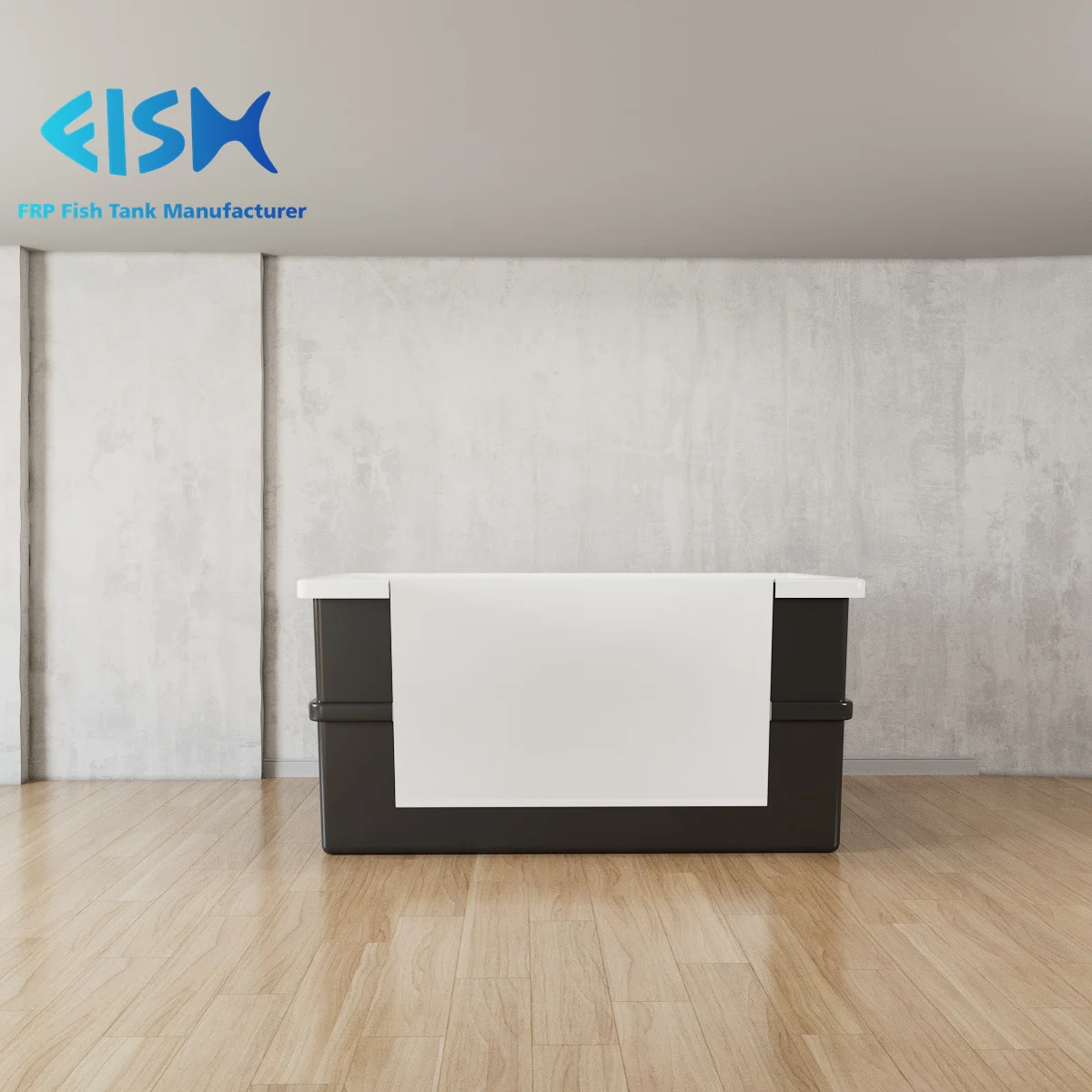 FISH Factory custom Recirculating Aquaculture Systems decoration fish farming aquaponics tank crystal glass aquarium fish tank