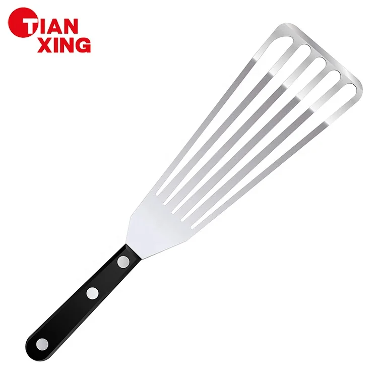 Dishwasher Safe Stainless Steel Slotted Fish Turner Set 11' & 13' 2-Piece Spatula for Frying & Grilling for Cooking