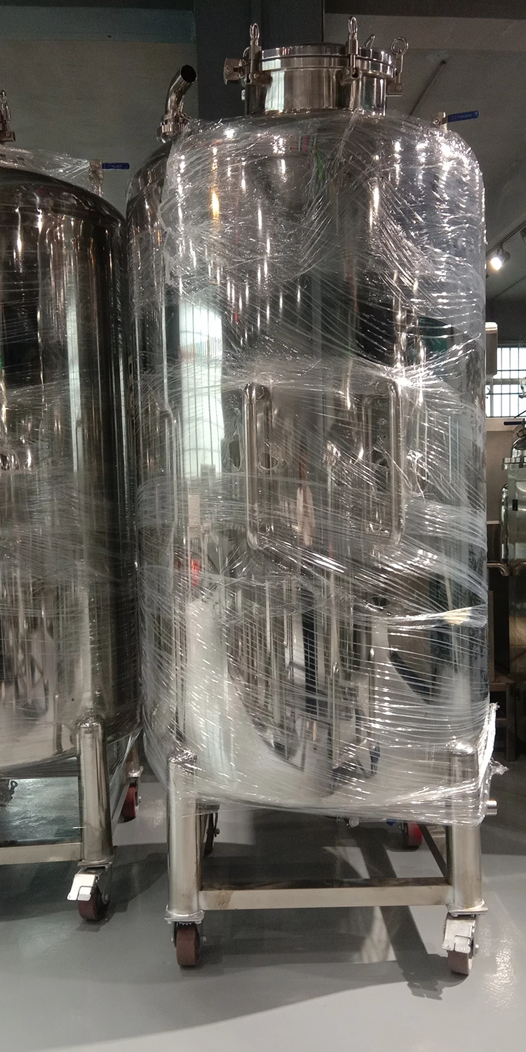 Stainless steel cosmetic storage tank milk storage tank