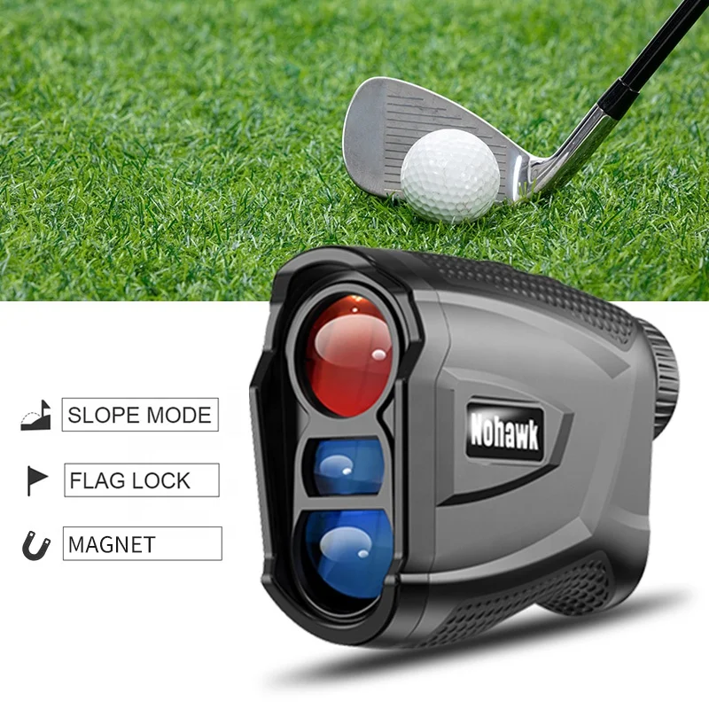 600m high precision 6.5X golf laser rangefinder hunting laser rangefinders white slope pin seeker vibration