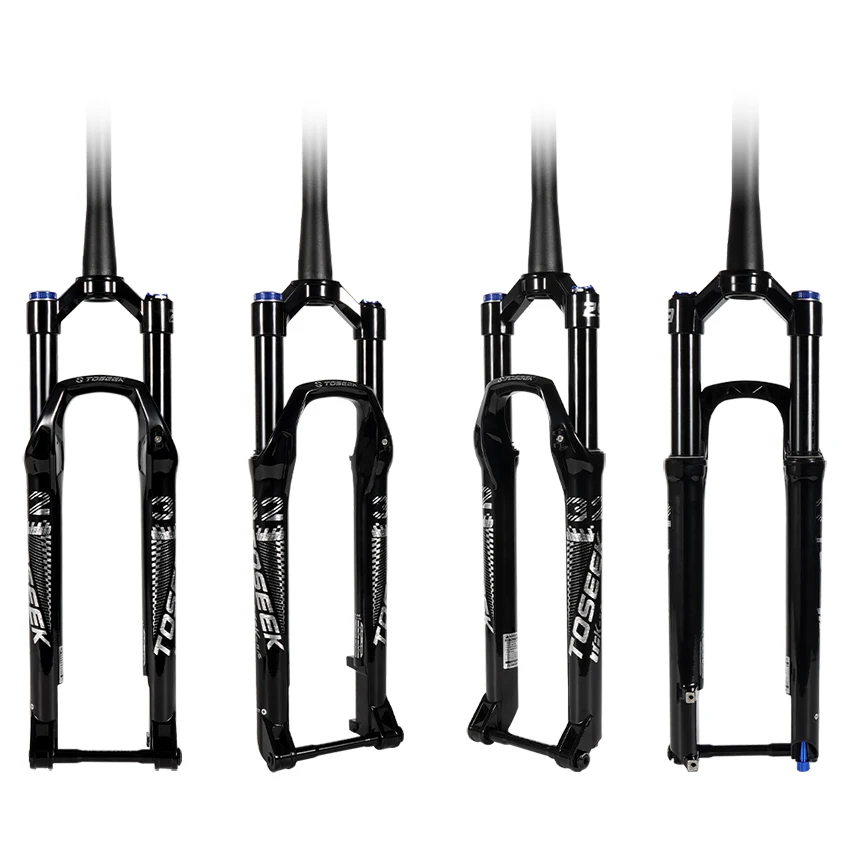 `TOSEEK TFK-SA Magnesium Alloy MTB Bicycle Fork 27.5/ 29er Thru Axle 15*110mm Mountain Bike Air Suspension Fork