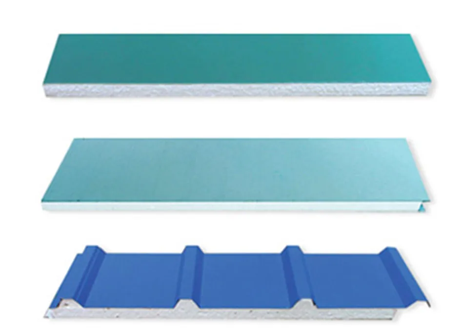 insulated fireproof 5 cm 15cm 20mm 40mm pu foam eps wall sandwich panels roof sheet