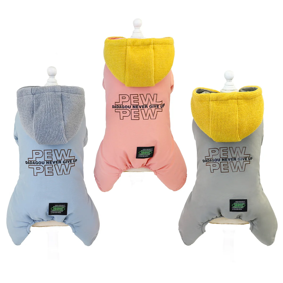 High Quality Pet Clothes Winter Dog Coat Fashion Windproof Fleece Lined Pets Jackets Hoodies Puppy Clothes Made in China