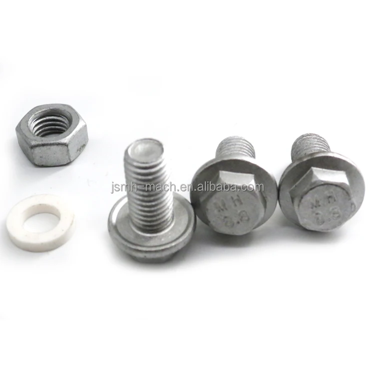 
hex flange head water proof O Ring Self Sealing Screws bolts with pvc or silicon gasket washers 