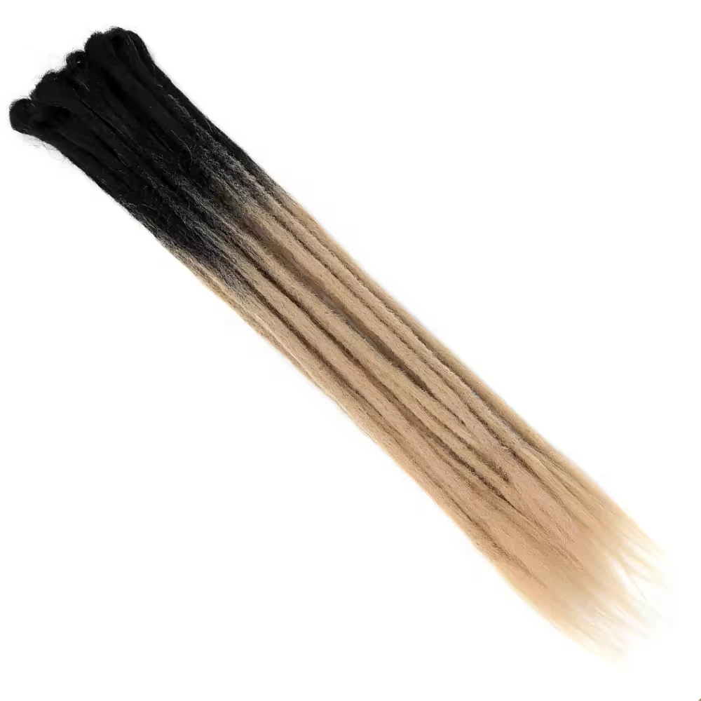 Wholesale Synthetic Handmade Soft Straight Artificial Locs Afro Kinky Braid Dreadlocks Extensions Crochet Hair