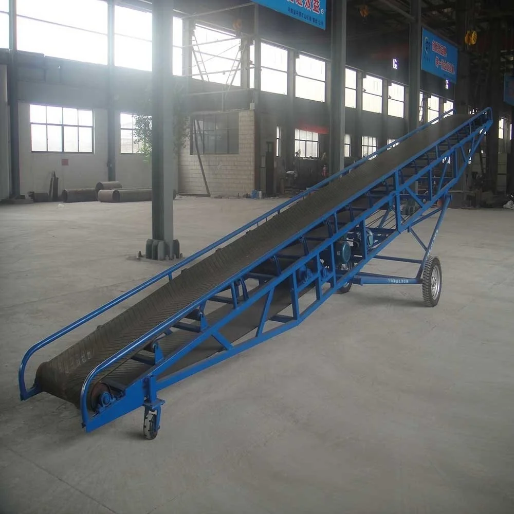high efficiency recycling sand and stone belt conveyor