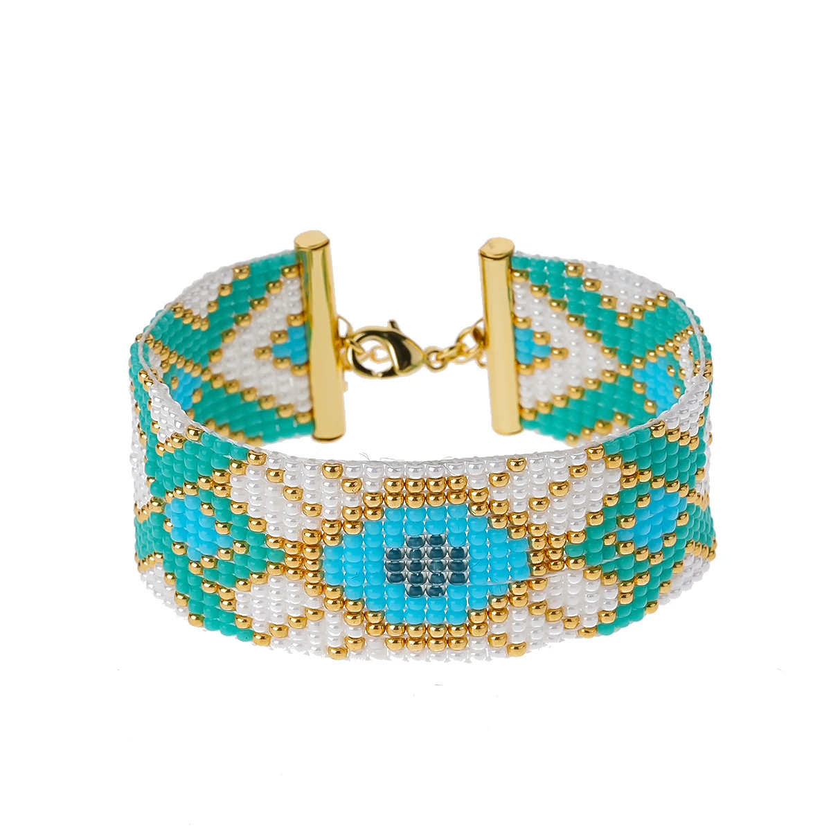 Non Fading Seed Beads Handmade Adjustable Friendship Geometric Shape Miyuki Fashion Jewelry Bracelets