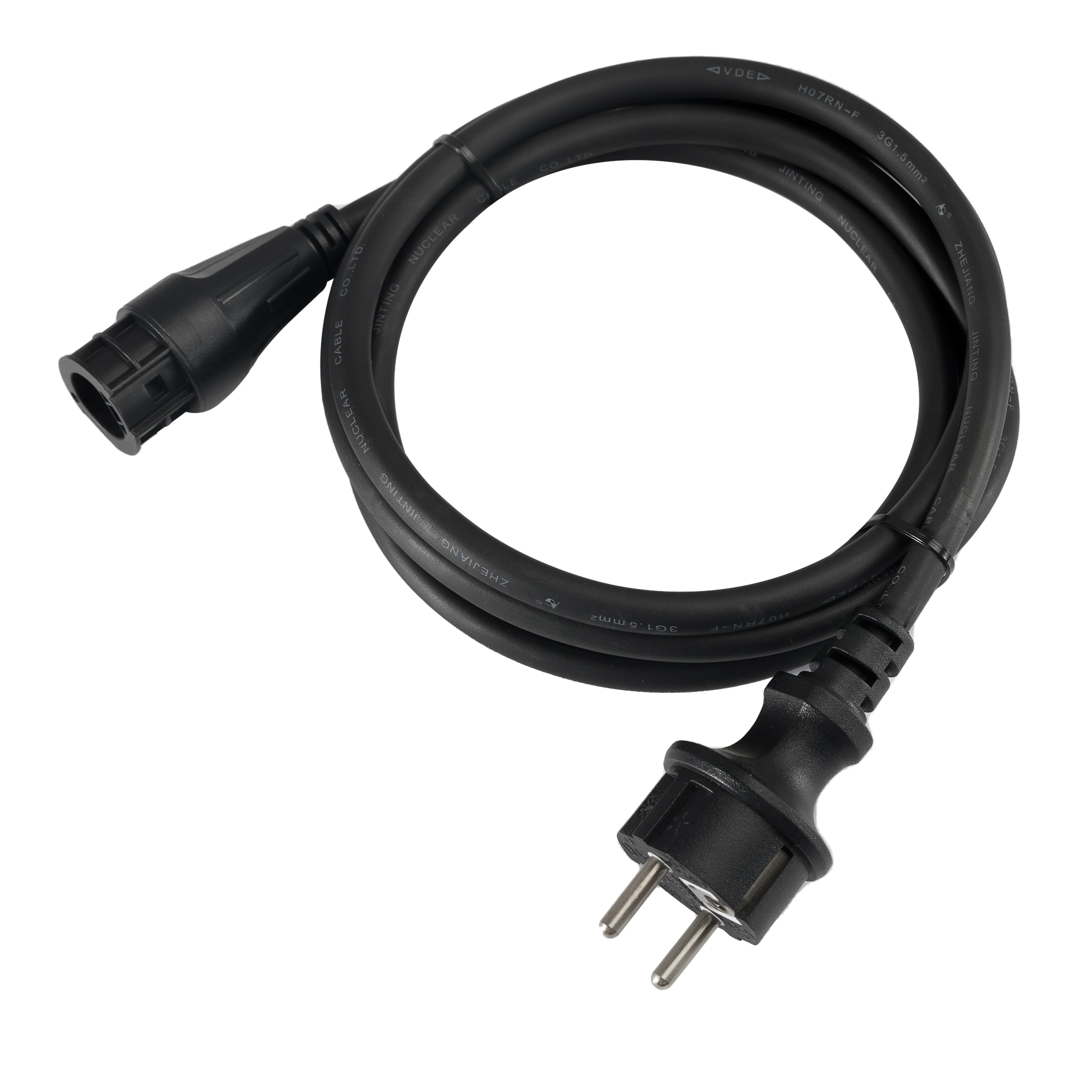 IP68 Waterproof OEM Injected Betteri BC01 Male Female Connector Solar Micro Inverter to EU Schuko AC Extension Plug Power Cables