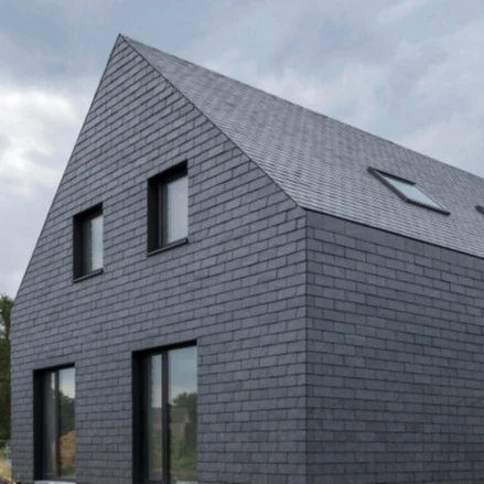 Натуральная прямоугольная китайская плитка для крыши из грубого черного