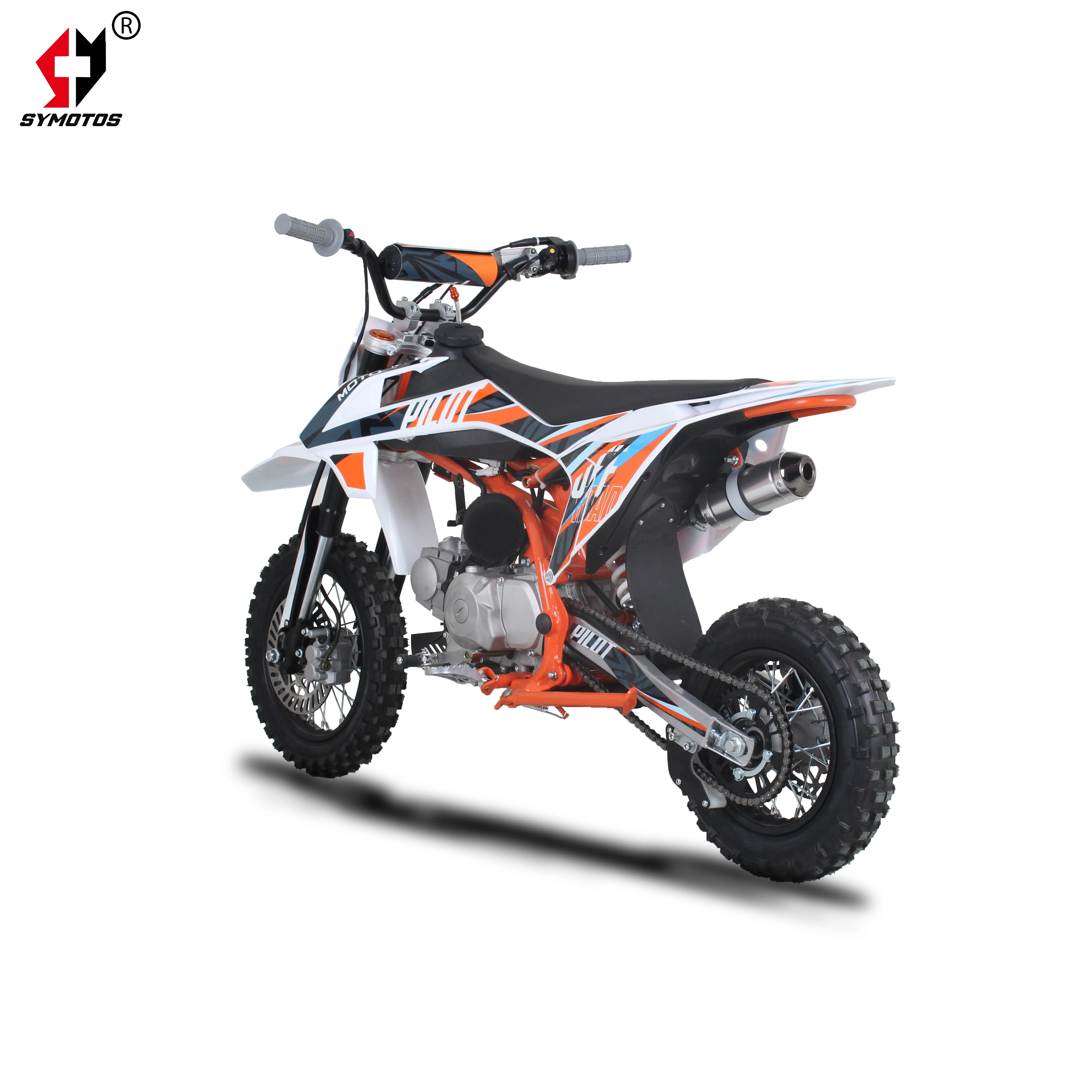 Питбайк dirt bike motcross мотоцикла 110cc инициирования Электрический старт 14/12 4-тактный двигатель symotos
