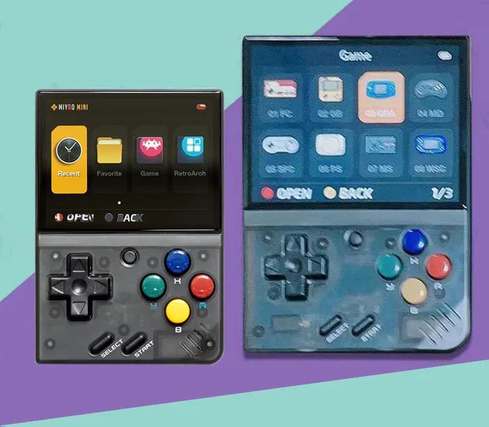 MIYOO Mini V2 Portable Game Console 2.8-inch IPS Screen Retro Classic Handheld Game Simulator MIYOO Mini V2 V3 Plus