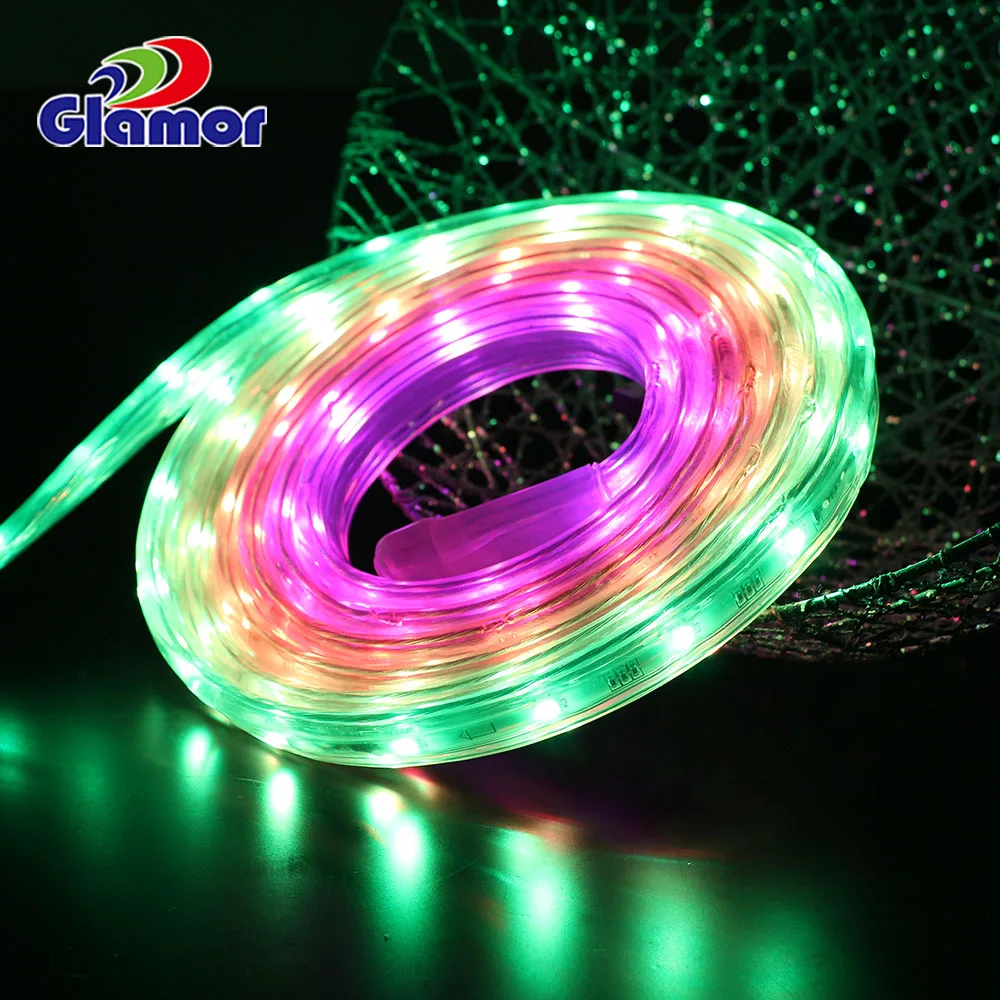 Soft eco-friendly color uniformity ip65 waterproof 30leds/meter SMD 5050 colorful RGB programmable with remote led strip light