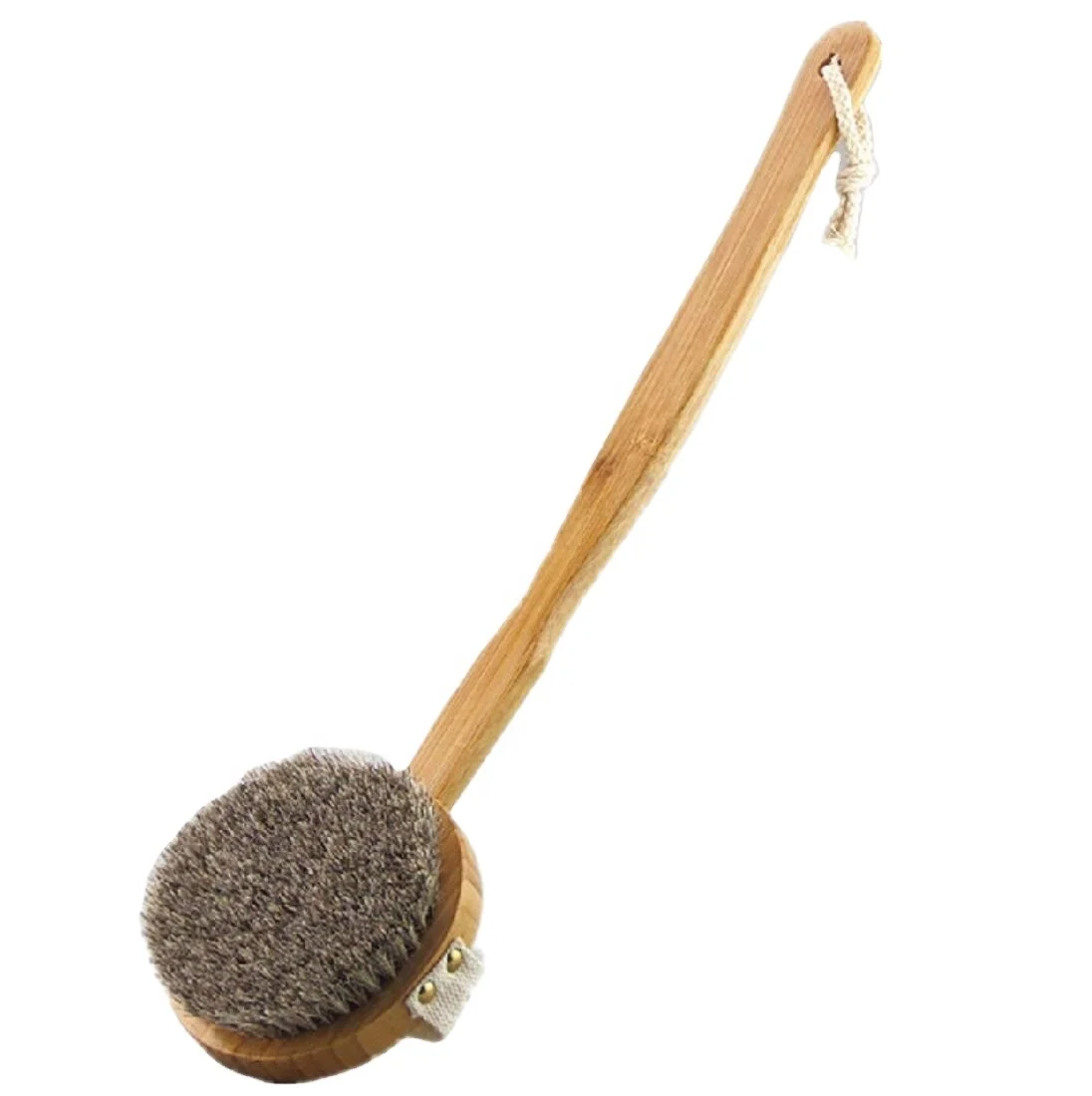 Dry brushing cleaning dry skin brush boar bristle body brush for scrubbing back