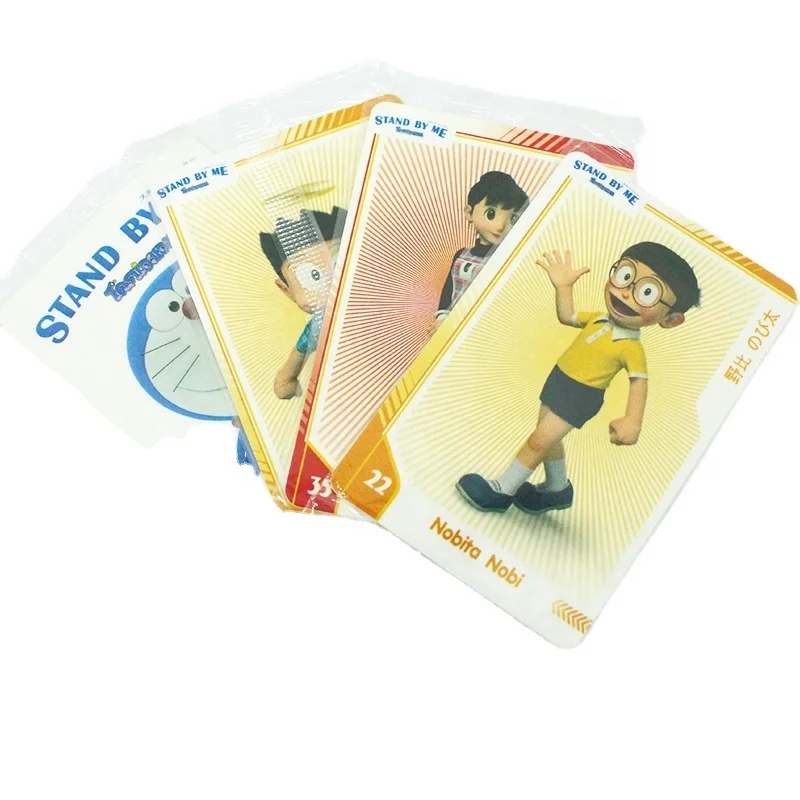 PVC Plastic Cartoon Pattern Playing  Game Card With Separate Package