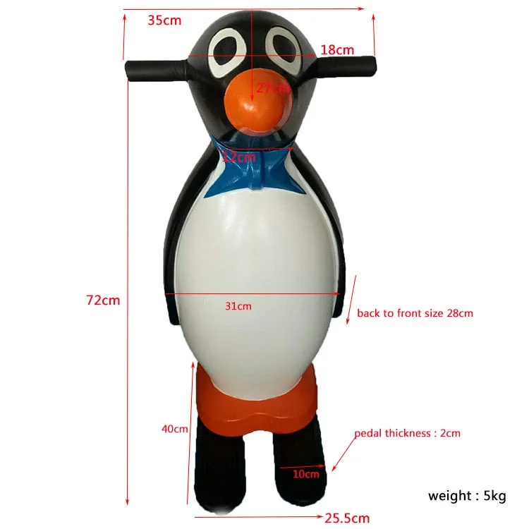 
Most popular wear-resisting cold-resistant ice rink PE Penguin ice skating assistant for kids and beginner 