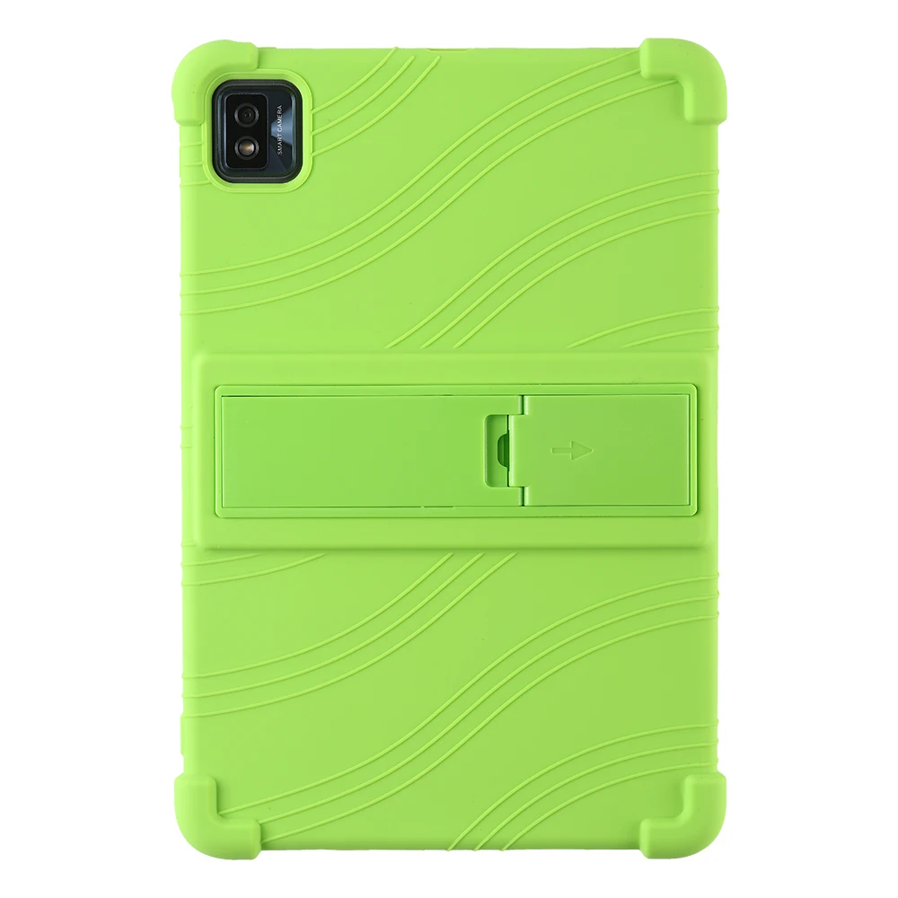 Tablet Silica Gel Armor Case For TCL Tab 10s 9081 10.1 Max 10.36 10L 8491X Tab10 9183G Back Anti Knock Soft Bracket Cover Cases