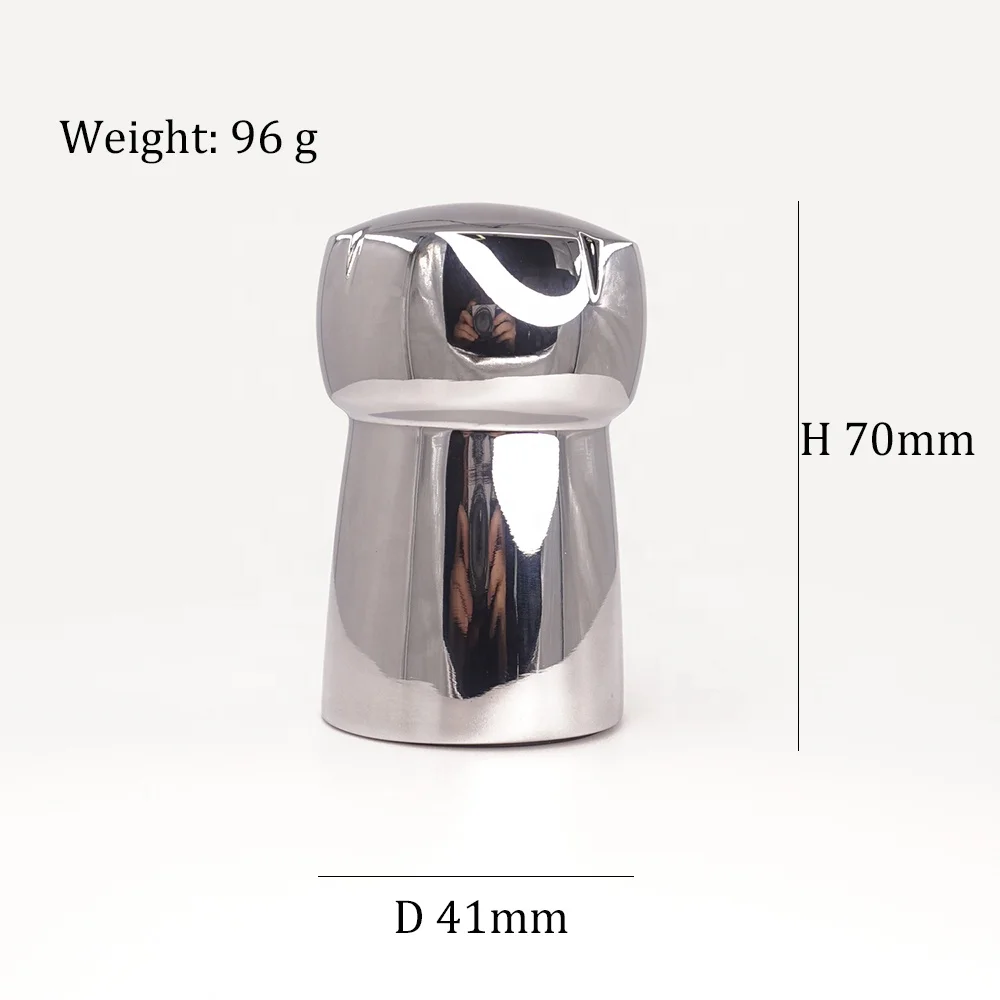 China Manufacturer Wholesale Custom Logo Stainless Steel Silicone Metal Whiskey Champagne Animal Wine Bottle Stopper
