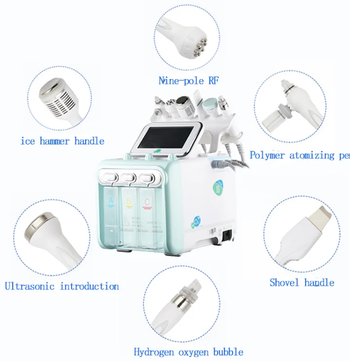 Hydro Facials Peeling 6 in 1 hydrodermabrasion facial machine facial cleaning machine