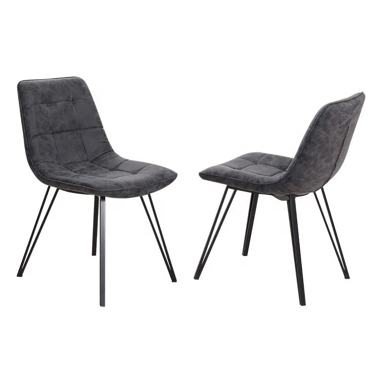 Free Sample Hartman Kingsbury Promotional Model Wrogth Iron Ox Horn Europe Curved Aluminium Frame Barrel Shaped Dining Chair