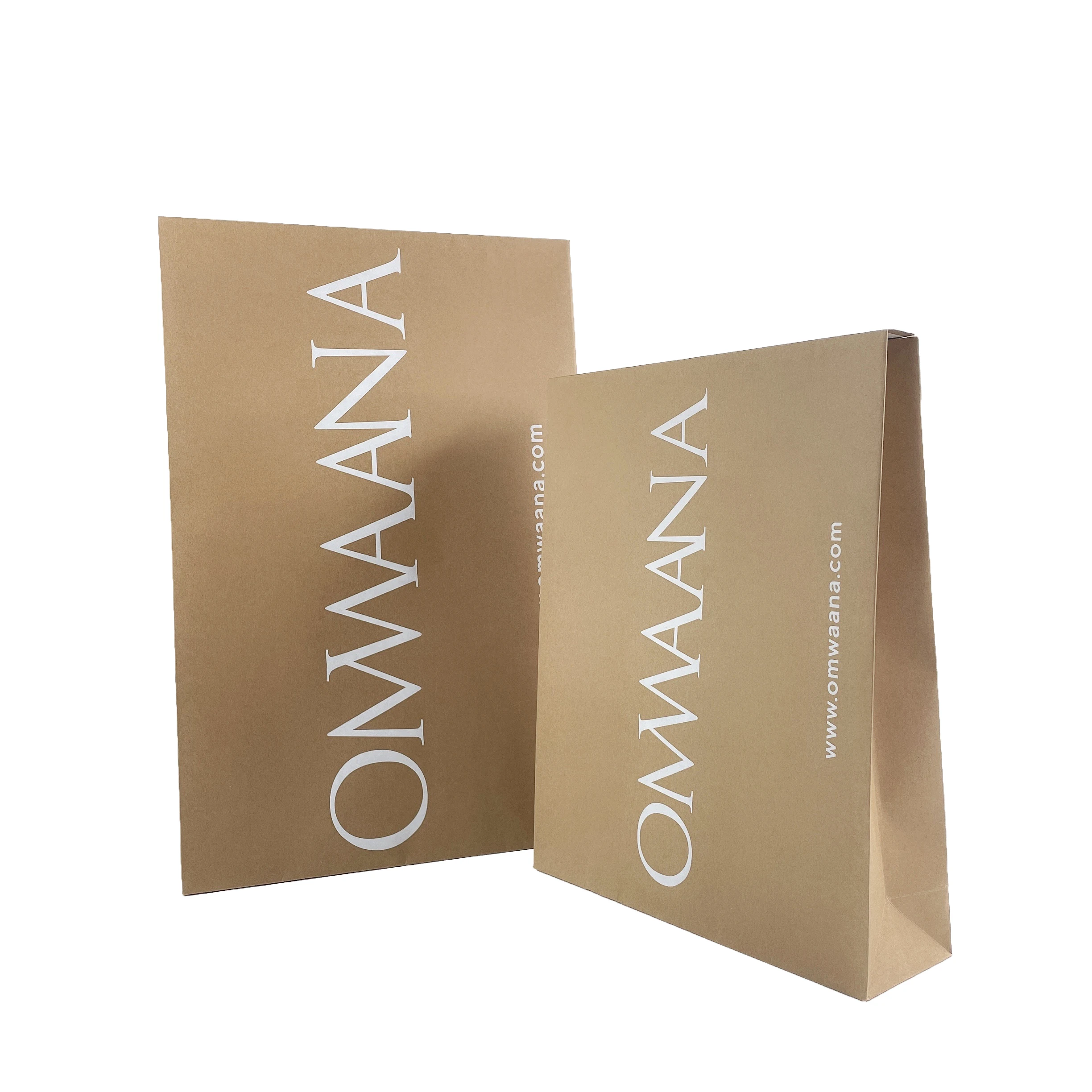 180g Kraft paper shipping bag supported to be customized print courier bags clothing packing bag rigid mailer envelope