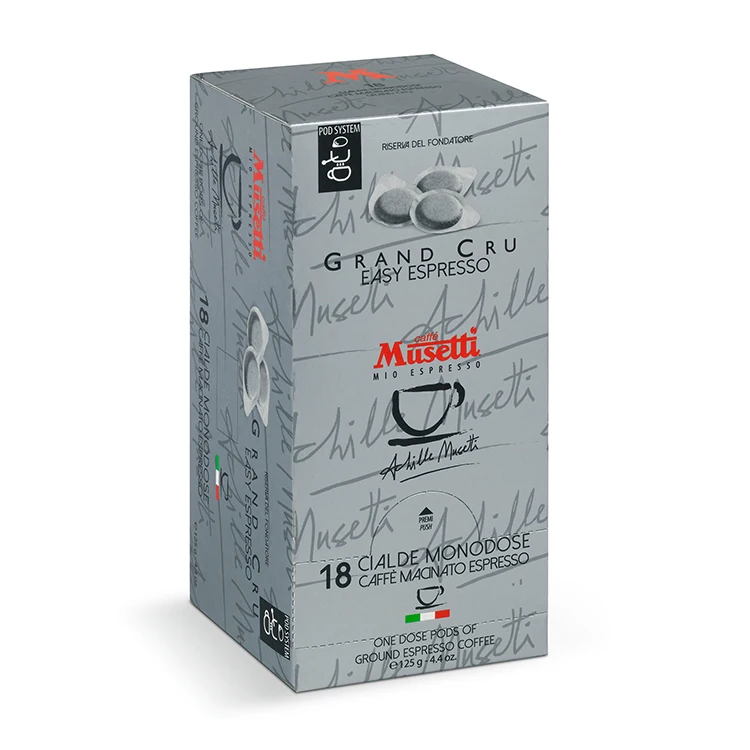 Grand cru 18 pods premium blend fruity notes sweet italy coffee e.s.e. pods