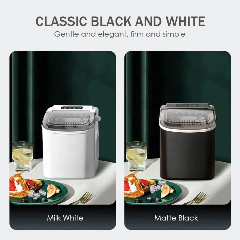 Portable Household Fast ice Making Ice Maker Machine Maquina de hielo for Kitchen Office Bar Party