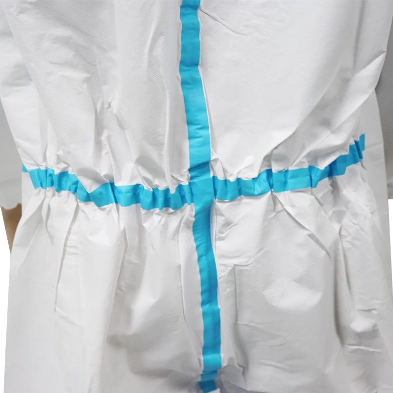 Junlong Protective Disposable Coverall Hooded Type  5 6 Micro-porous Coverall