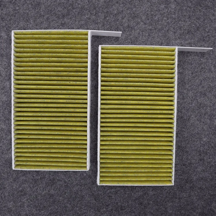 2Pcs/set Activated Carbon Air Conditioner Filter Element Replacement Accessories Cabin Air Filter For Tesla Model 3 Model Y