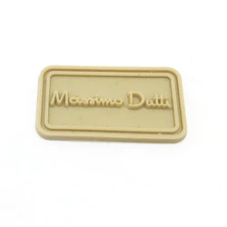 Eco-friendly rubber items badges cross hole pocket rubber badge patch decorative safety custom logo soft rubber pin badge