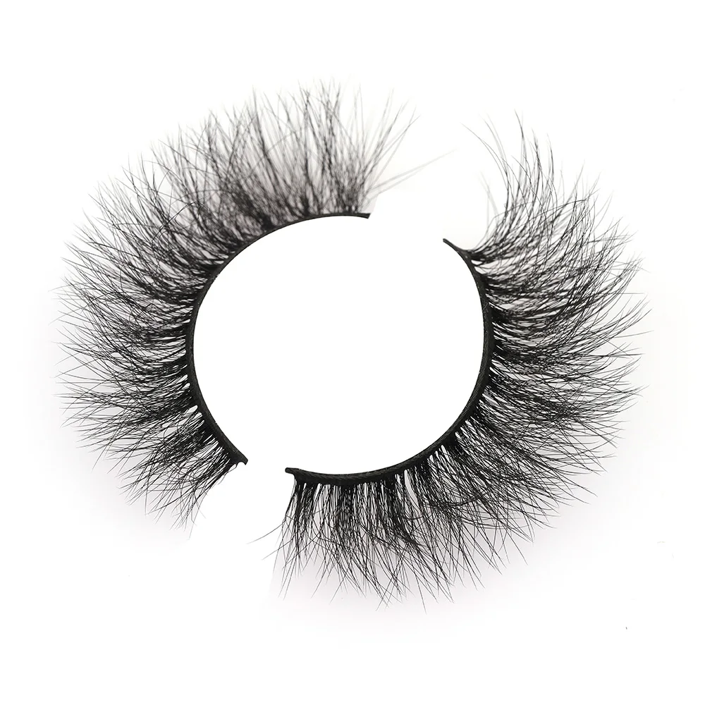 KV 8D Fluffy mink effect false lashes wholesale super messy dramatic style eyelashes private label faux mink lashes
