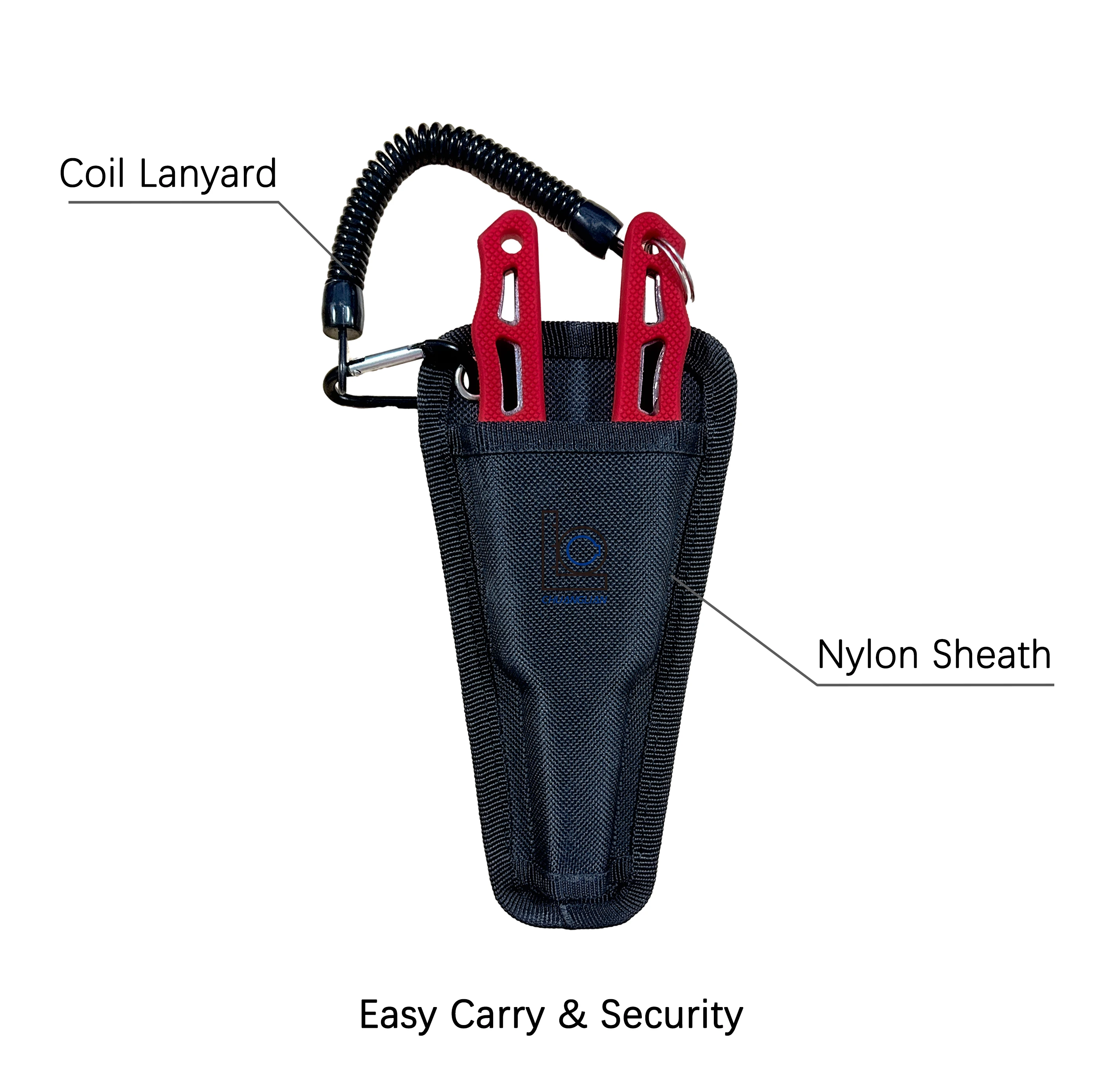 Factory supply high quality 7in spring loaded stainless steel fishing tools fishing pliers for saltwater and freshwater